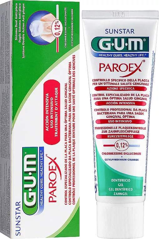*Зубная паста GUM Paroex 0,12 % 75 мл