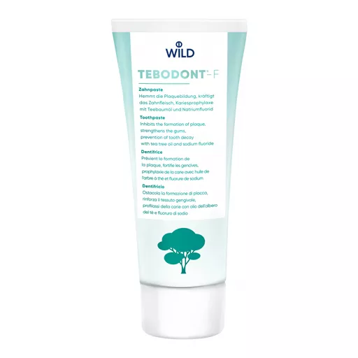 Зубная паста Dr.Wild Tebodont-F с маслом чайного дерева и фторидом 75мл