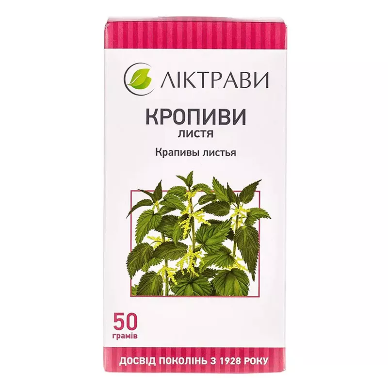 Крапивы листья по 50 г в пачке - Лектравы