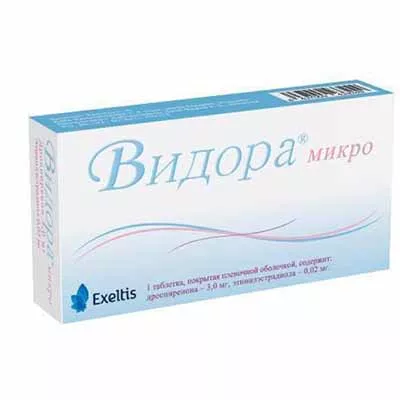 Видора микро таблетки по 3 мг/0.02 мг 28 шт.