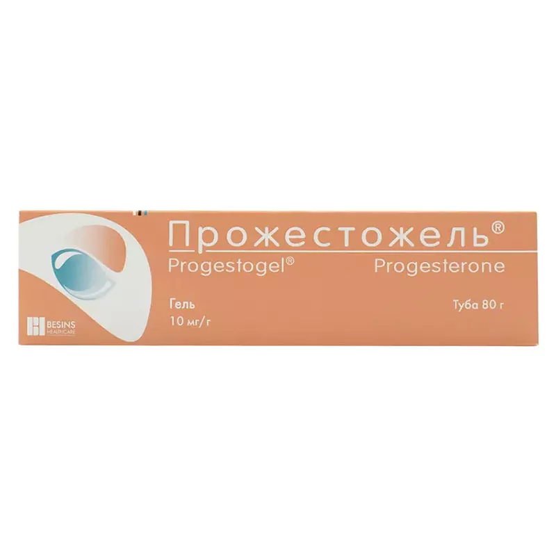 Прожестожель гель 10 мг/г по 80 г в тубах
