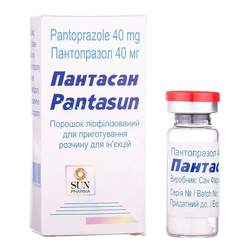 Пантасан порошок по 40 мг во флаконе 1 шт.