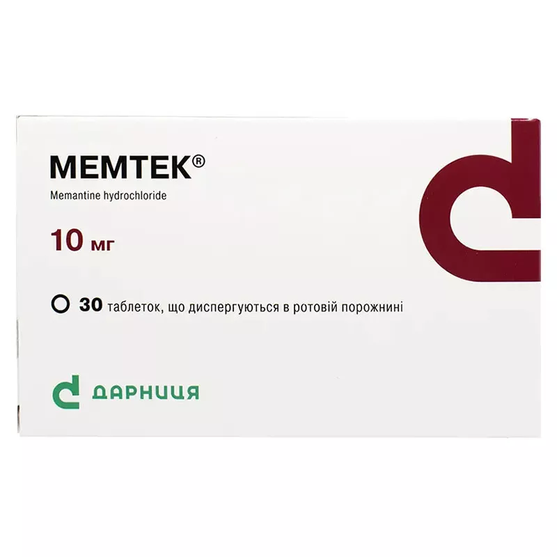 Мемтек-Дарница таблетки по 10 мг 30 шт.