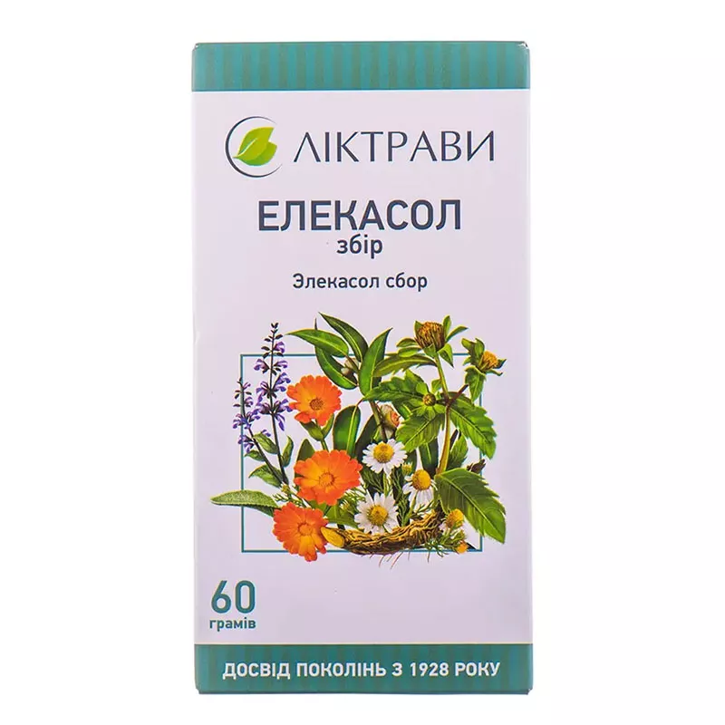 Элекасол сбор по 60 г в пачке 1 шт.