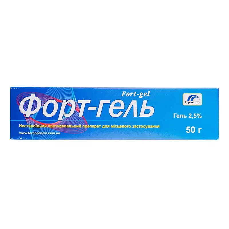 Форт-гель гель 2,5% туба 50 г - Тернофарм