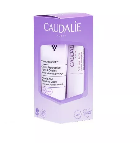 *Набор Caudalie 2735-1 LipHand Duo (Б-м д/губ увлажн анти-оксидант 4.5г Крем д/рук и ногтей30мл)