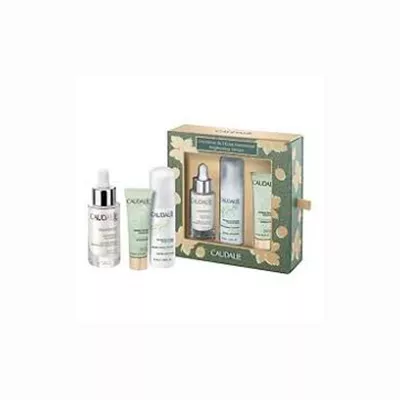 *Набор Caudalie 2839 Beauty Elixir 2022 (Эликсир-вода 100мл+Сыворотка10мл+Маска Детокс15мл)