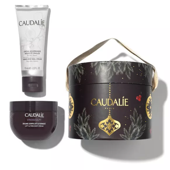*Набор Caudalie 2841 Vinosculpt 2022 (Крем д/тела 250 мл+Крем д/рук и ногтей 75мл)