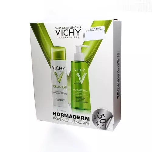 *Промонабор Vichy Нормадерм (Флюид двойного действия 50мл+гель для глубокого очищения)