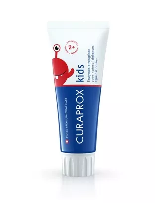 Зубная паста Curaprox TPkids950S детская ферментная CS Kids от 2-х лет клубника 60 мл
