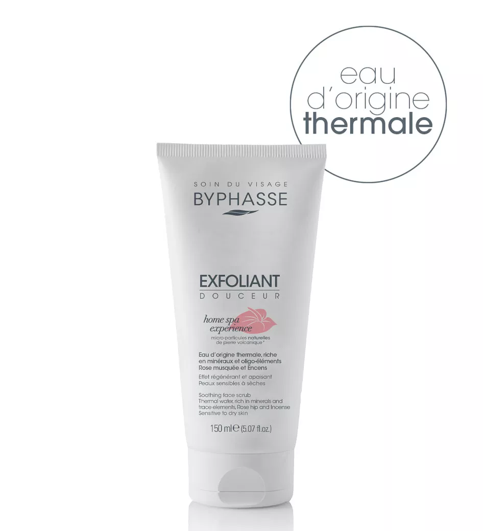 Скраб Byphasse HOME SPA EXPERIENCE успокаивающий для чувствительной кожи 150 мл