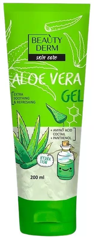 *Гель BEAUTYDERM для лица активный SOS АLOE VERA 200МЛ