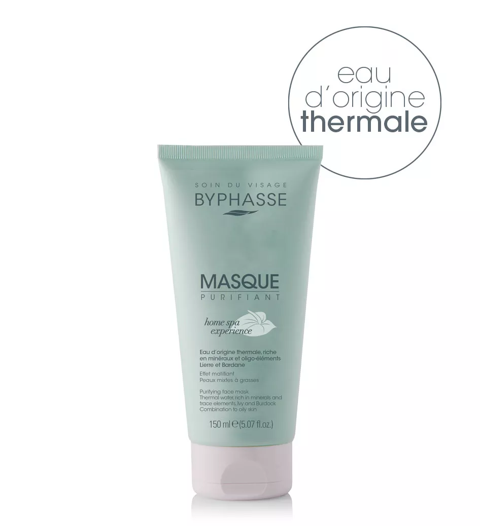 Маска Byphasse HOME SPA EXPERIENCE очищающая для комбинированной и жирной кожи 150 мл