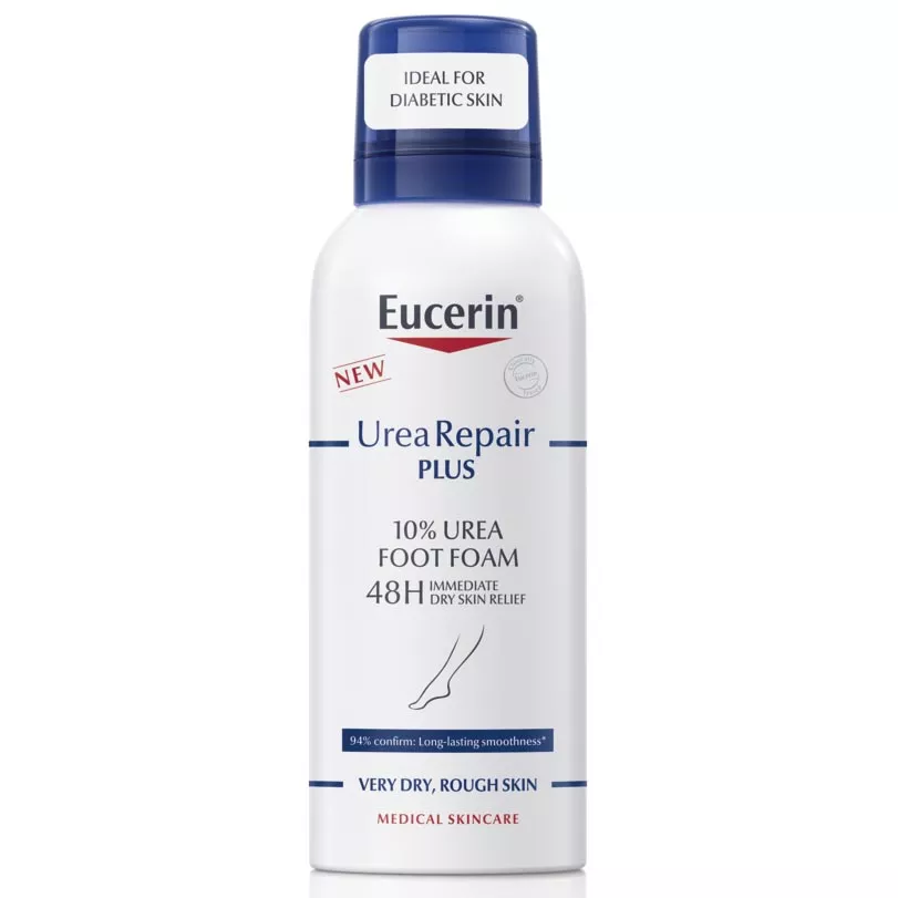 Пенка Eucerin 89799 Урея Рипеир Плюс для ухода за сухой и очень сухой кожей ног 150 мл