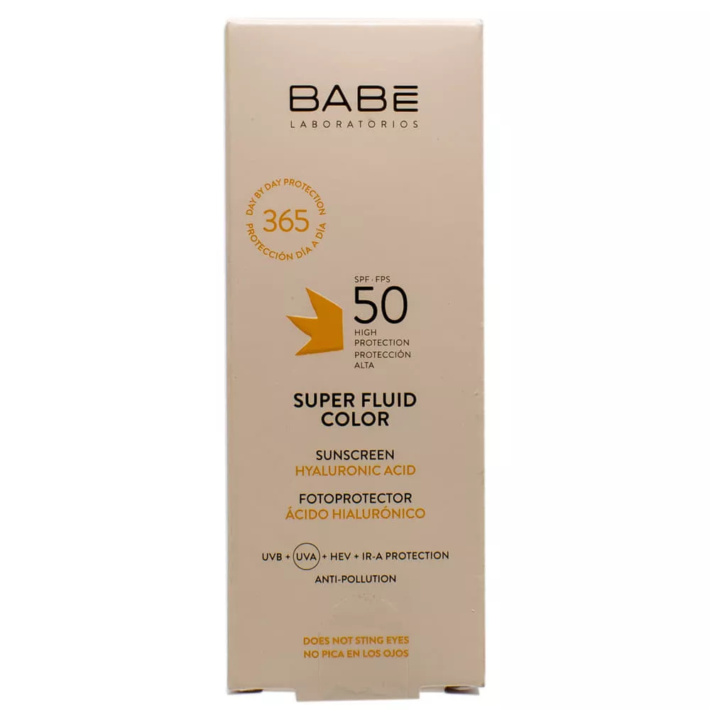 *Babe Sun Protection солнцезащитный супер флюид BB с тонир. эф. SPF50 50мл