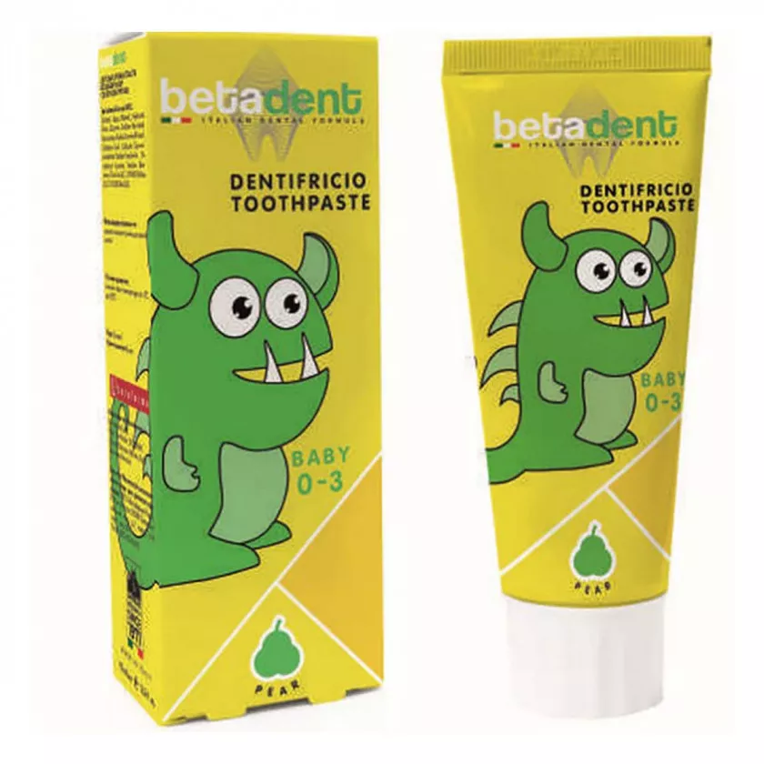 *Betadent Зубная паста детская Baby 0-3р Pear 75мл