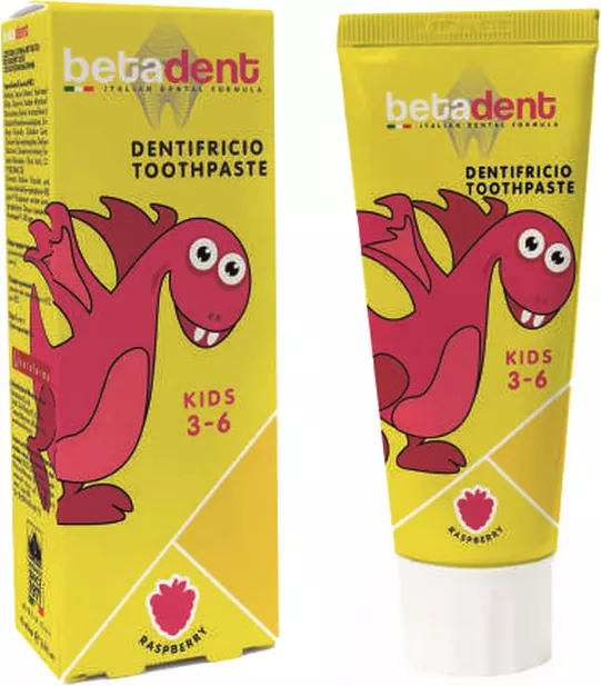 *Betadent зубная паста детская Kids 3-6р Raspberry 75мл