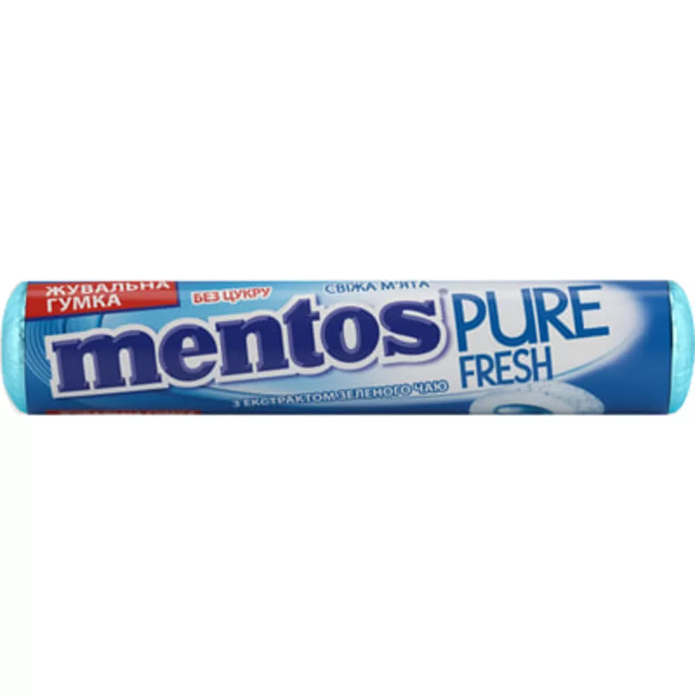 *Жевательная резинка Mentos PUREFRESH Roll Мята 15,75г