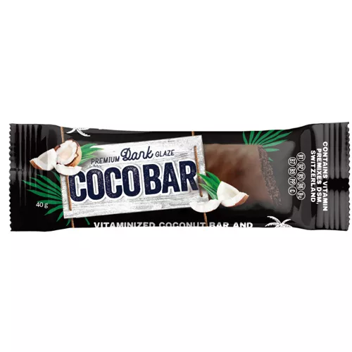*Батончик Coco Bar кокосовый в шоколадной глазури 40г