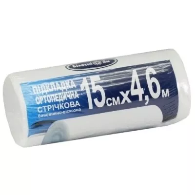 Подкладка Белоснежка ортопед. хлопк.-вискоз. 15см*4,6м
