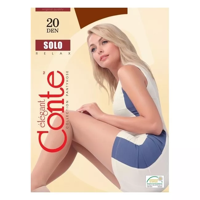 *CONTE колготы жен.Solo 20 den 2 Mocca