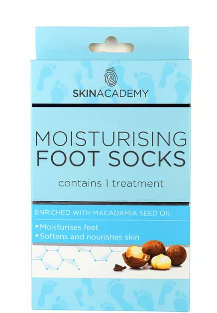 *Skin Academy носочки д/ног увлажняющие Macadamia Nut