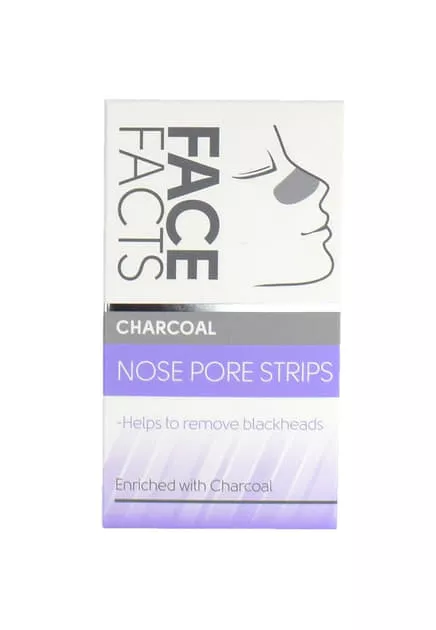 *Полоски Face Facts очищающие для носа Charcoal 6шт