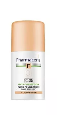 *PHARMACERIS F Крем тональный матирующий 01 Слоновая кость SPF25 30мл