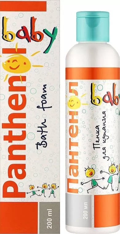 *Пена для купания Baby c D пантенолом 200мл (бирюзовая)
