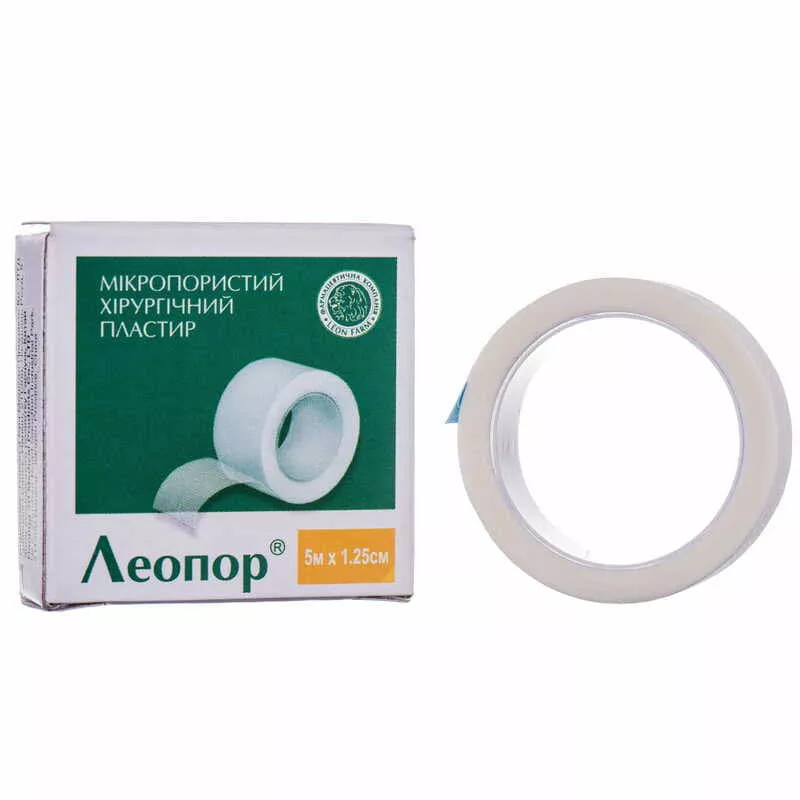 *Лейкопластырь Леопор б/кат 5м*1,25см