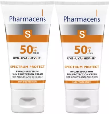 *Набор Pharmaceris S 14048 солнцезащитный крем широкого спектру дей SPF50 +, 2 штуки по 50 мл