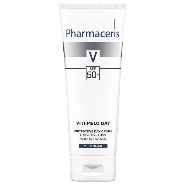 Крем для лица и тела Pharmaceris Viti-Melo Day защитный для кожи с витилиго дневной SPF 50+ , 75 мл