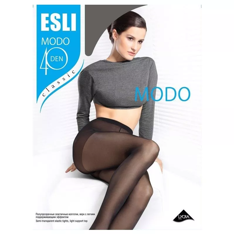 *ESLI колготы жен. MODO 40 marrone p.2