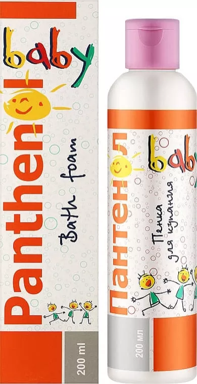 *Пена для купания Baby с D-пантенолом Farmakom 200мл (розовая)