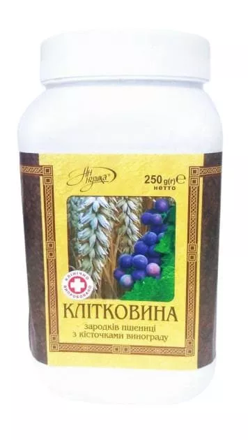 *Клетчатка зародышей пшеницы Аннушка с косточками винограда, 250 г