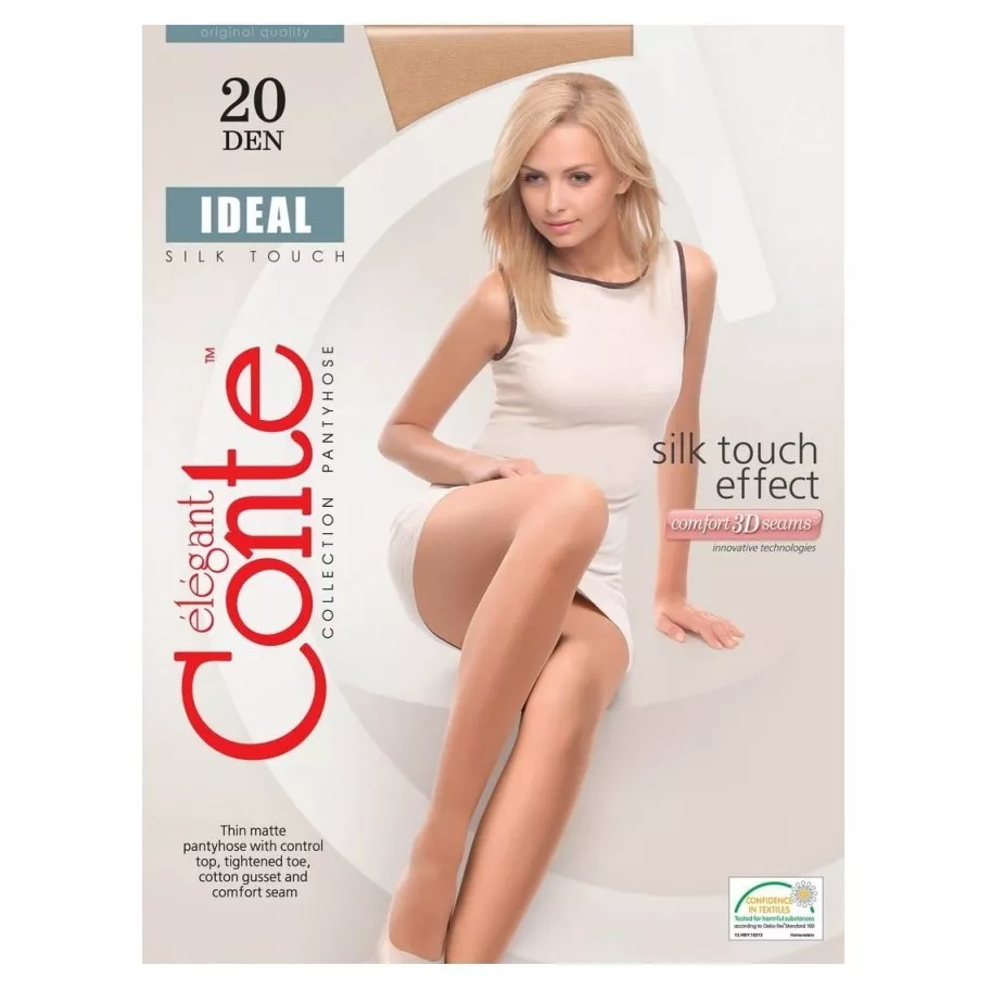 *CONTE колготы жен. Ideal 20 den 2 nero
