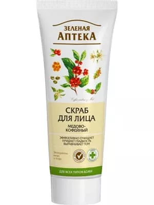 *ЗА Скраб д/лица медово-кофейный 75мл