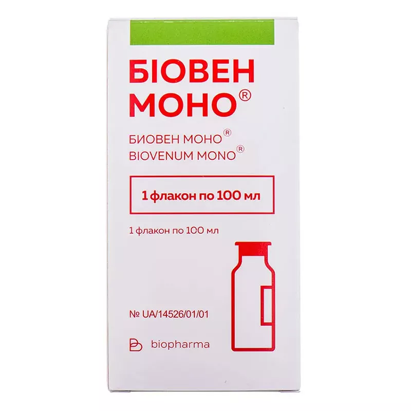 Биовен моно р-р д/инф. 5% 100 мл № 1 бут.