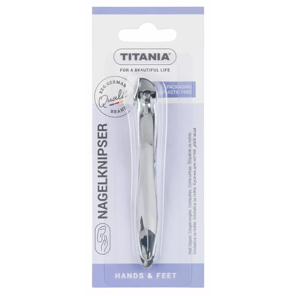 *Щипцы д/ногтей хромированные Titania 1054