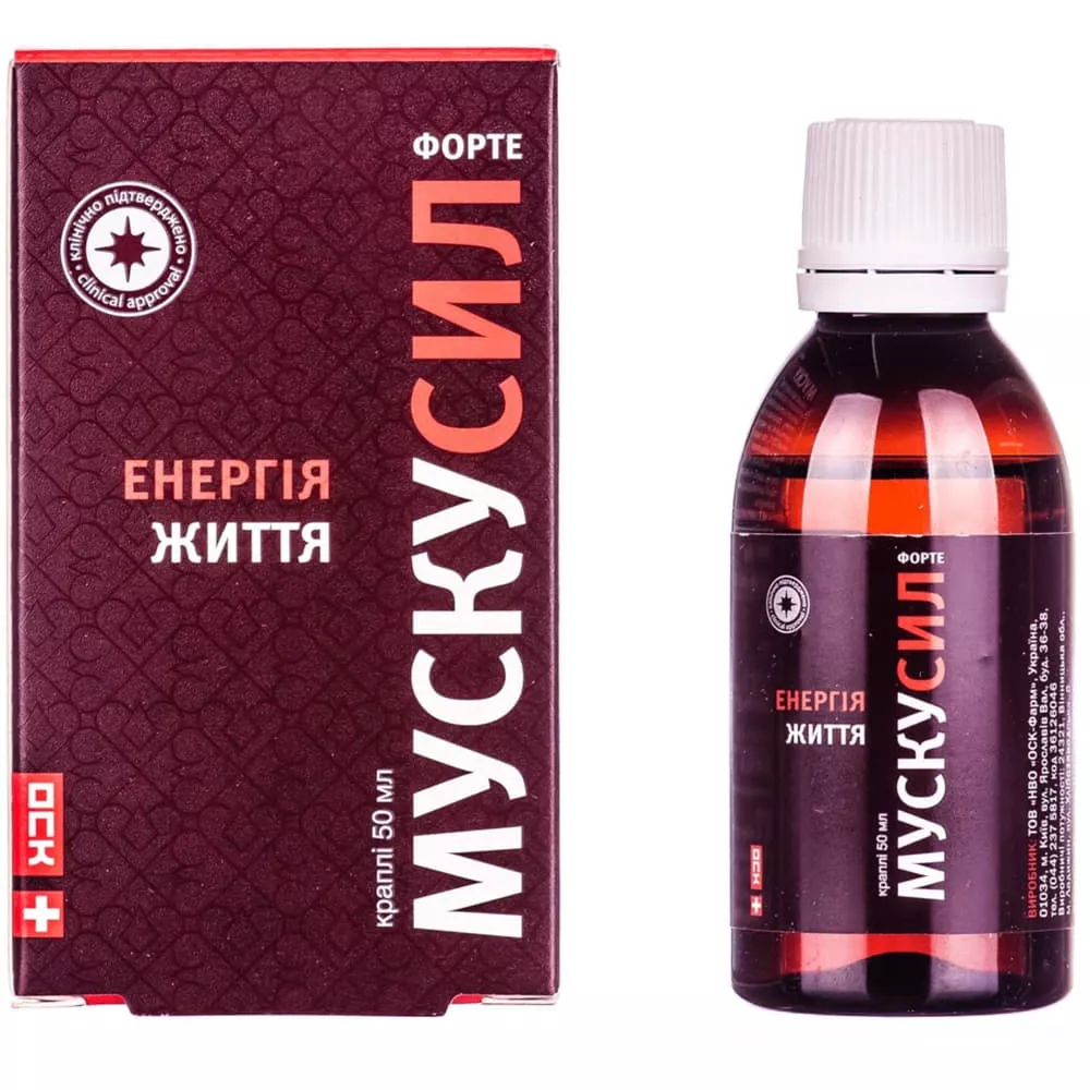 *Мускусил форте капли 50 мл флак.