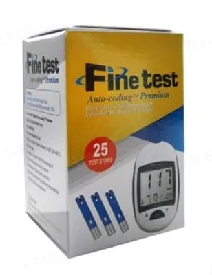 *Тест-полоски Finetest auto-coding premium для глюкометра №25