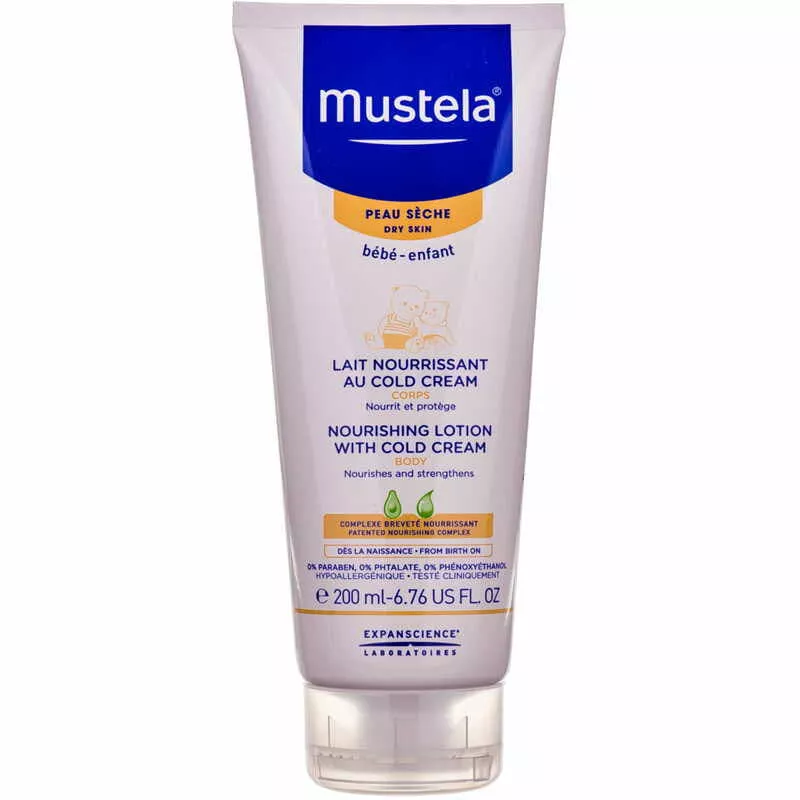 *MUSTELA Питательный лосьон с колд-кремом д/тела 200мл