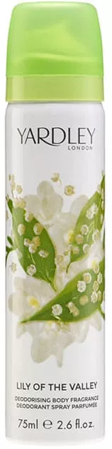 *Yardley дезодорант спрей Lily of the Valley 75мл