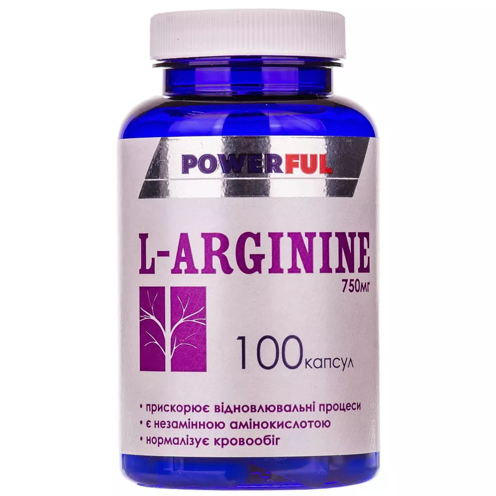 *L-аргинин PowerFul капс.№100 бан.