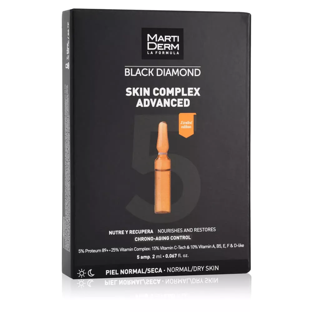 *MARTIDERM Black Diamond Skin Complex Advanced ампулы 5 х 2мл