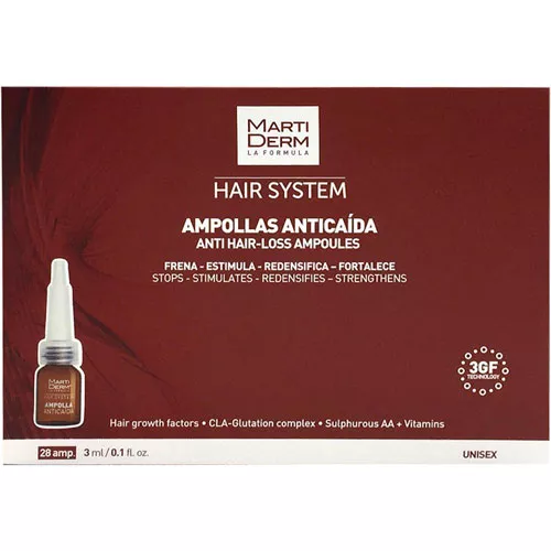 *MARTIDERM Hair System ампулы против выпадения волос 28 х 3мл