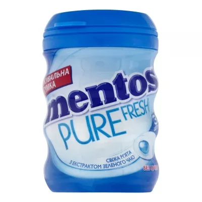 Жевательная резинка Mentos PUREFRESH банка Мята 56 г