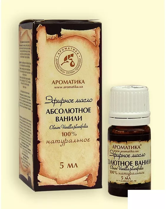 *Масло Ароматика эфирное абсолютно ванильное 10мл