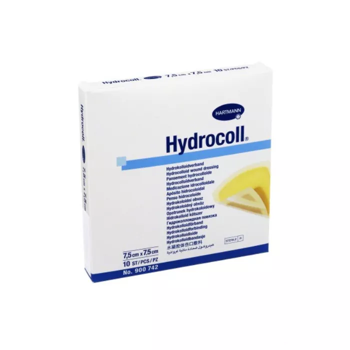 *Повязка Hydrocoll гидроколлоидная Hartmann 7,5 х 7,5 см