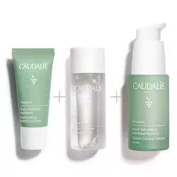 *Набор Caudalie 2831-1 Vinopure Spring Set 1,2,3 (Сыворотка 30мл+Тоник 50мл+Желе д/очищ 30мл)